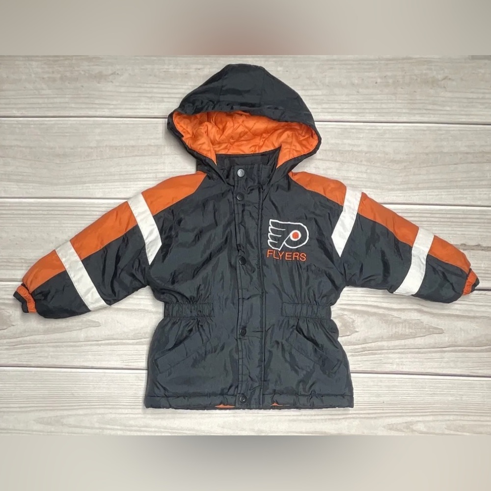 Professional Sports Club NHL Philadelphia Flyers Toddler 4T Coat Broken Zipper